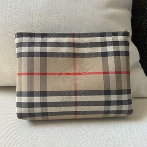Burberry London Classic Plaid Pouch